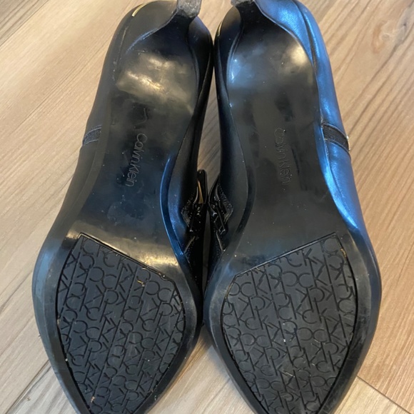 Calvin Klein Jeannavie Ankle Bootie Black Size 10 - Picture 4 of 4